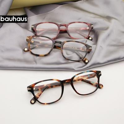 China Factory Wholesale AB1028 Red Square Acetate Optical Frames Daily for sale