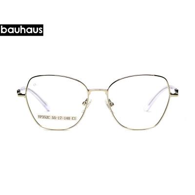 China Fashion High Quality Eyewear YP352C Zhengda Stainless Steel Metal Glasses Frame Unisex for sale