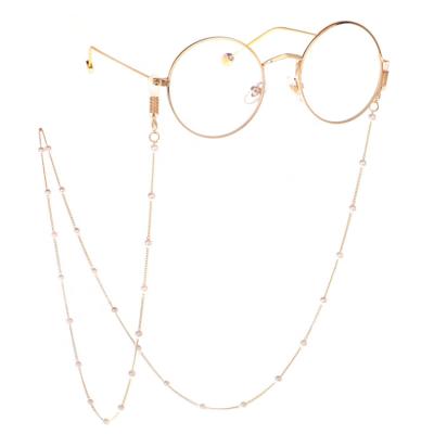 China Plating HS006 Fashion Pearl Glasses Chain Women for sale