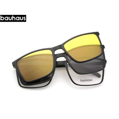 China Magnetic Clip On Bauhaus X3180 Oversized Wide Face Magnetic Clip On Monocle for sale