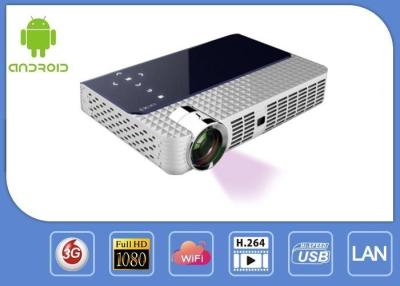 China Silver Protable 3D IPTV Android Smart TV Box Support Wifi / Bluetooth for sale