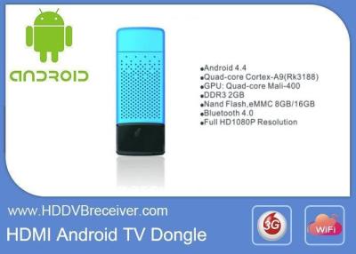 중국 5V 2A 인조 인간 똑똑한 IPTV 상자 DDR3 2GB 가득 차있는 1080P 해결책 Bluetooth 4.0 판매용