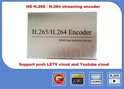 China H.265 / 264 HDMI HD Video Encoder Three Streaming Output And Cloud Push for sale