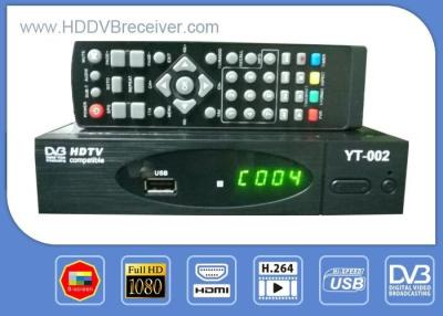 China Receptor terrestre do T2 de HD MPEG4 1080P DVB com chipset T701 e MXL608 de Mstar à venda