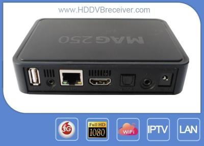 China Linux MAG250 Android Smart IPTV BOX Engima2 1080p 720p 576p For Europe for sale