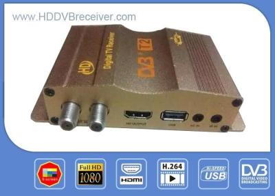 中国 512DDRII HD デジタルの受信機サポート可聴周波デコーダー MPEG の DVB-T2 車 TV の受信機 販売のため