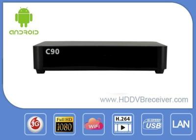 Chine Récepteur androïde DVB-S2 Vigica C90s de GUI du noyau multilingue DVB Digital Satllite de quadruple à vendre