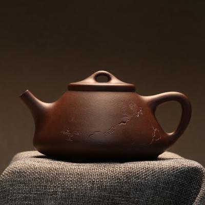 China Viable Handmade Round Clay Pots from Zisha Clay Teapot Customized Tea Kettle for sale