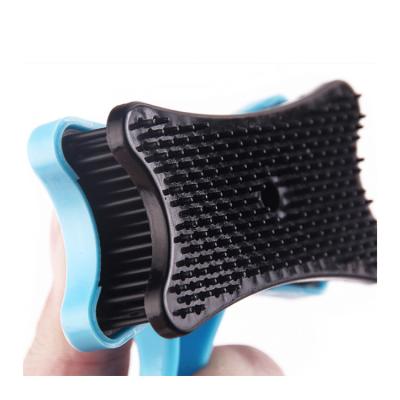 China New Small Animals Pet Hair Comb Self Cleaning Groomer Brush For Pet Grooming Pet Care Accessories Dog Grooming Cleaning Tool for sale