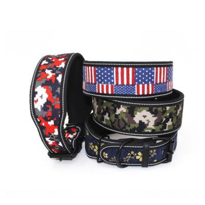 China Dogs New Design Luxury Personalized Dog Collars And Leashes Metal Adjustable Buckle Waterproof PU Leather Dog Collar for sale