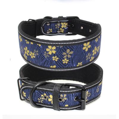 China Online Shopping Popular Discount Dogs Pet Belt Adjustable Metal Pin Buckle Luxury Leather Dog Collar for sale