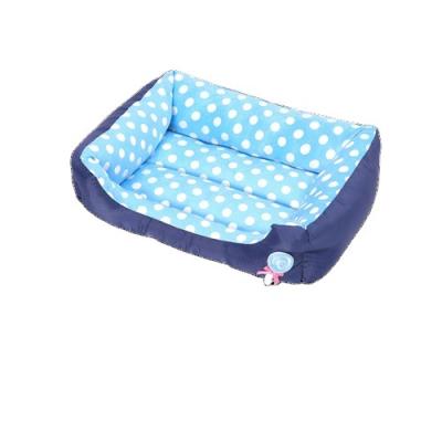 China Large Waterproof Luxury Washable Dog Bed With Soft Thick PP Cotton Filling For Small And Medium Dogs for sale