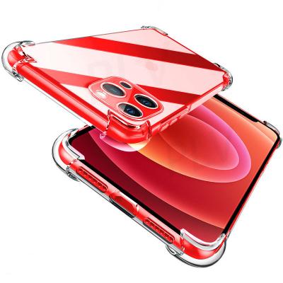 China 1071 Viable Inclusive Soft Pairs Of Iphone13 11 8 Four-corner Airbag Anti-drop Mobile Phone Case Apple 12promax Transparent XS 11 8 for sale