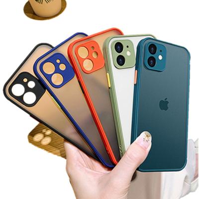 China Hawkeye xr 1074 iphone12 max xr 1074 translucent translucent silicone frosted case viable 13 pro 11 anti-drop cell phone for sale