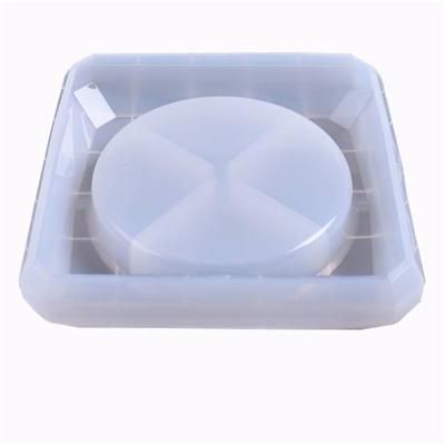 China Contemporary 032 Crystal Epoxy Silicone Resin Molds Oversized Square Silicone Ashtray Mold Resin for sale