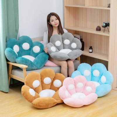 China Plush 60*52CM NEW Paw Pillow Animal Seat Cushion Stuffed Small Plush Indoor Floor Home Chair Sofa Cushion for sale