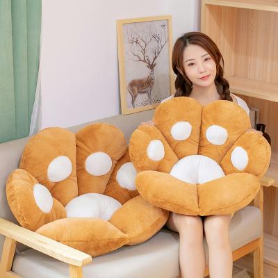 China Super Soft Stuffed Plush Toy 60*52CM Pillow For Girls Cat Paw Cushion for sale