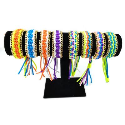 China Wholesale Handmade Woven Ethnic Adjustable Boho Bohemia Braided Friendship Bracelets Custom Color for sale