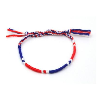 China Wholesale Stock BOHEMIA Handmade Bohemia Wrap Mix Color Rope Friendship Bracelet For Girls for sale