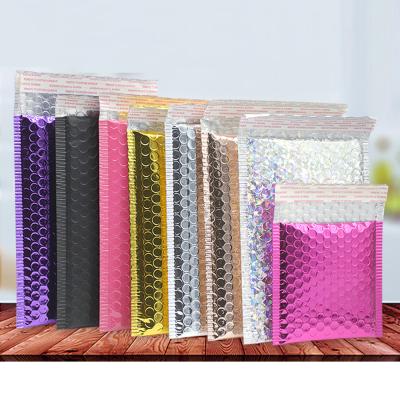 China Shockproof Waterproof Tearproof Bubble Mailer Self Seal Poly Padded Envelopes Gift Bags For Trade Journal Mailer Lined Self Seal for sale