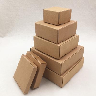 China Factory Wholesale Customized Recyclable Block Type Original Color Airplane Box Logo Clothing Packaging Box Kraft Paper Gift for sale