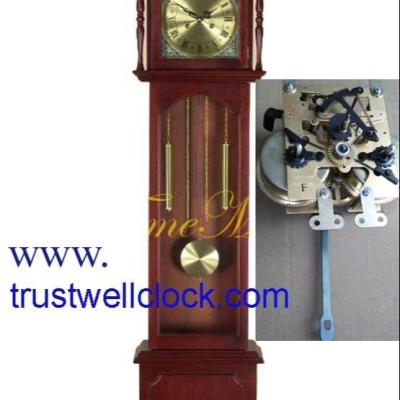 China 31 day movement for wall clocks and floor clocks, 7 day cable driven movement for grandfather clocks for sale