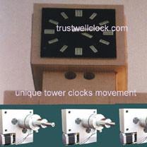 China city clock, movement for city clocks, mechanism for city clocks, double side city clocks' movement,mechanism city clocks for sale