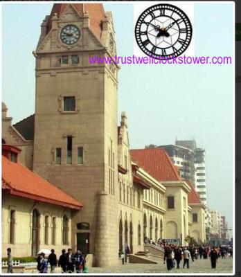 China Clocks tower with special big power movement motor mechanism with night illumination for sale