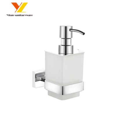 China Eco - Friendly High Quality Brass Chrome Liquid Hand Soap Dispenser for sale