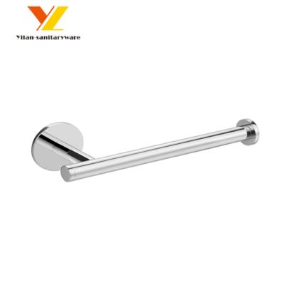 China Professional Manufacturer Wholesale Chrome Brass Self Adhesive Toilet Paper Holder Easy Installation for sale