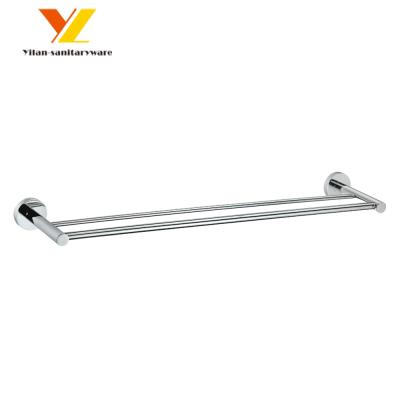 China Modern Towel Rod Double Towel Rails Bathroom Towel Rack Wall Holder for sale