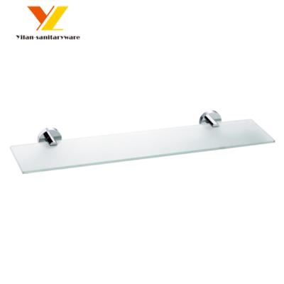 China Factory Wholesale Modern Bathroom Fittings Wall Mount Glass Shelf for sale