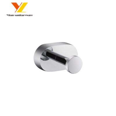 China Sustainable Bathroom Accessories Towel Hook Single Robe Hook Wall Clothes Hanging Hook for sale