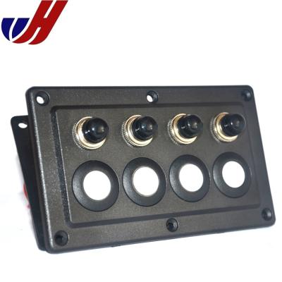 China New Marine 4 Strip ON-OFF Led Touch Switch Light Panel 12V 24V Marine Touch Switch for sale