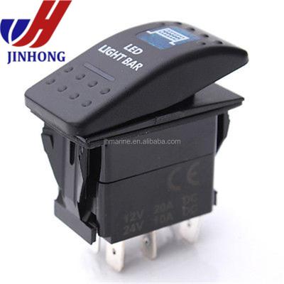 China Custom Electronic/Marine/Jeep/Boat 4x4 Off Road Rocker Switch With Labels for sale