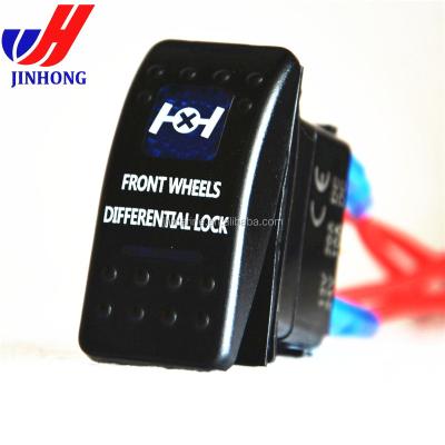 China 12V Navy Canvan Off-Road Waterproof 3 Position Polaris Rzr 1000 / Car Led Light Bar Rocker Switch for sale