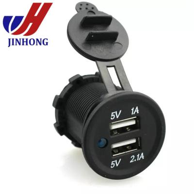 China Car\Automotive\Motorcycle\Marine Waterproof System UL/CE RV/Motorhome/Car 12V USB Power Outlet Socket for sale