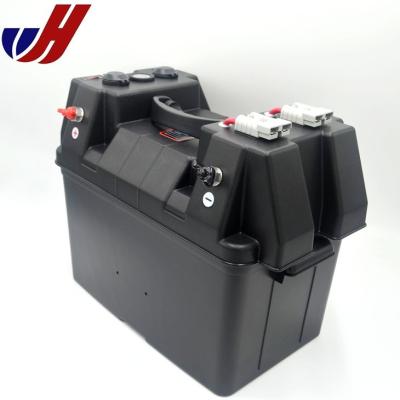 China Machine- The Motor Trolling Waterproof Smart Solar Battery Box for Outdoor Sightseeing Car Yacht for sale