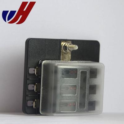 China Maxi 6/8/10/12 Way Standard Circuit Blade Fuse Box With Led Fuse Block Holder For Car Truck Van for sale