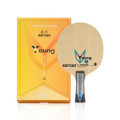 China Daily Sports\Training Table Tennis Pure Wood Plus 7 Layer Professional Table Tennis Racket Cheap Table Tennis Blade for sale