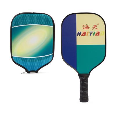 China Lightweight Friction USAPA Approved Customized Logo Fiberglass Pickleball Pickleball Paddle UV Printing Paddle for sale