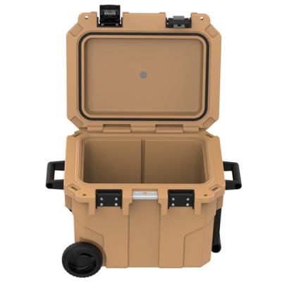 China 45L Ice Box Cooler Plastic Cooler Chest Case Portable Cooler For Medical Transport 439*294*366 mm for sale