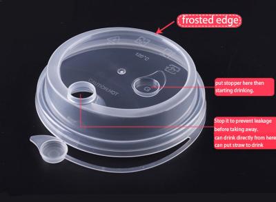 China Injection Process PP Transparent Plastic Lids 90mm for sale