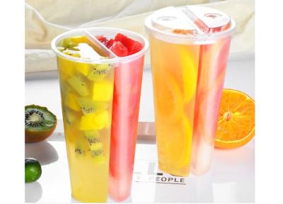 Cina Tazze Juice Cups With Lids di plastica della parte eliminabile in vendita