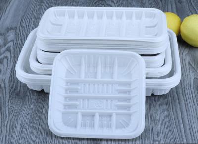 China Supermarket Fruit And Vegetable Packaging Boxes / Plastic Fruit Tray 1.8cm Height for sale