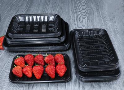 China Supermarket PP Food Trays For Fruit And Vegetable Packaging 10cm Width for sale