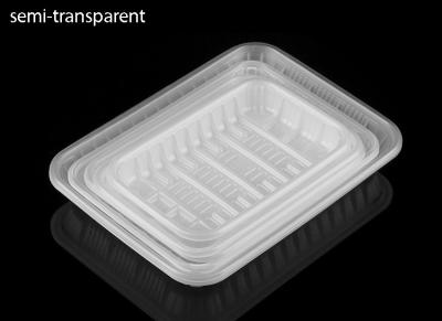 China Supermarket Fresh Fruit Tray Vegetable / Plastic Vegetable Tray 10cm Width for sale