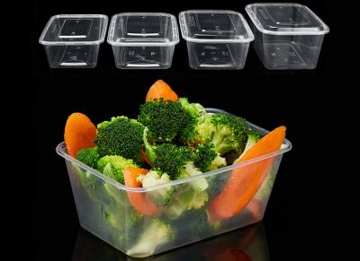 China Customized Size Rectangular PP Food Trays For Restaruant No Abnormal Odour for sale