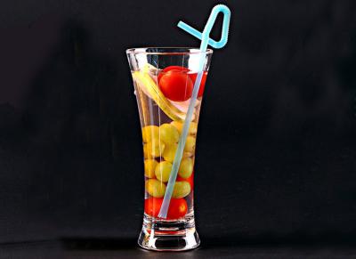 China Transparent Tall Clear Plastic Cups , Imitation Glass Juice Disposable Cups for sale