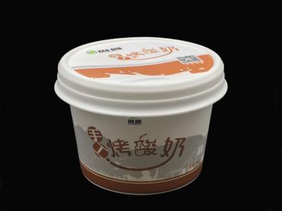 China 150ml Small Ice Cream cups Yogurt PP container with IML label printing for sale